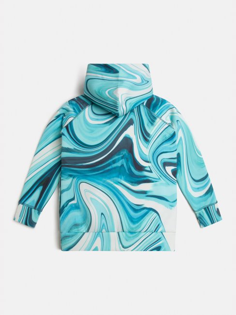 Sweat à Capuche Active Guess Bleu