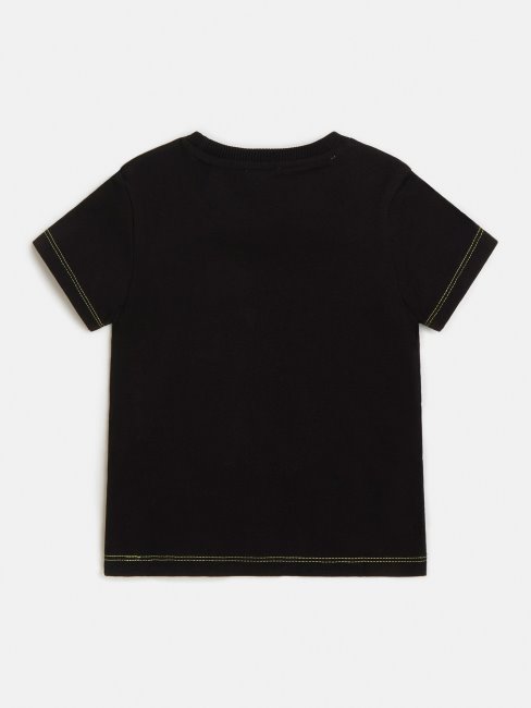Tee Shirt Noir Logo Devant Guess Nouvelle Tendance