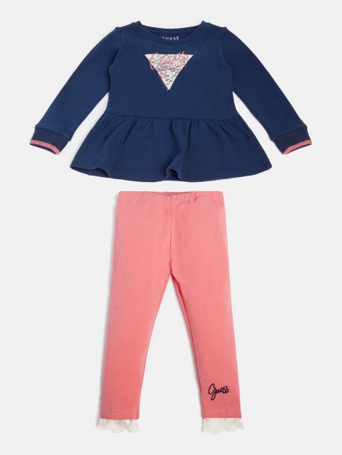 Guess Ensemble Haut Et Pantalon Bleu