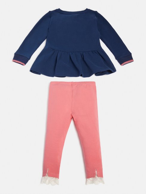 Guess Ensemble Haut Et Pantalon Bleu