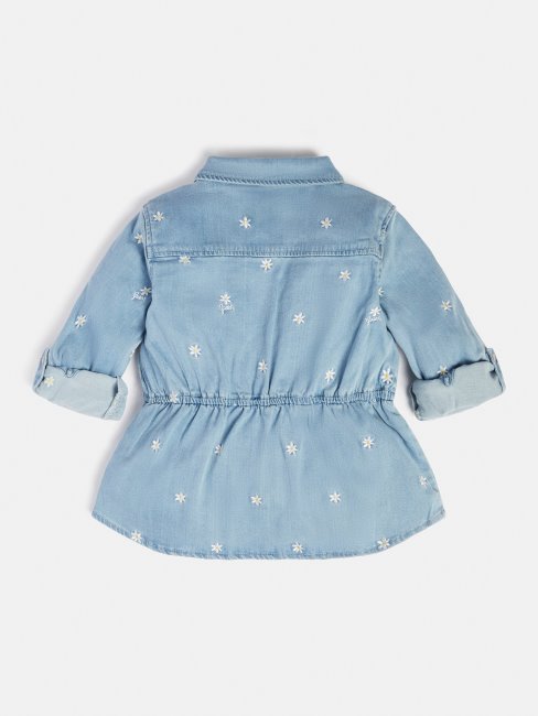 Chemise En Jean Bleu Guess