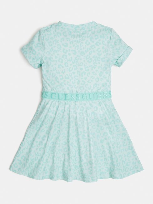 Robe Verte à Imprimé All Over Guess