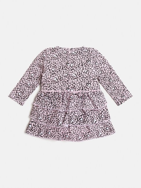 Robe Guess Multi Animalier Rose Avec Body