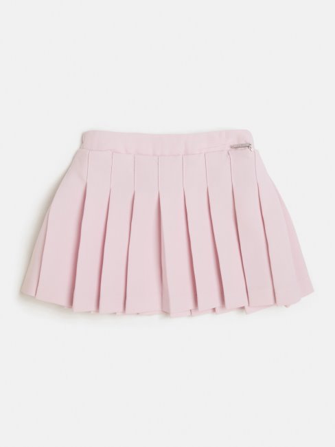 Guess Mini Jupe Plissée Rose
