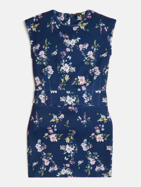Robe Bleu Imprimé Multi All Over Guess