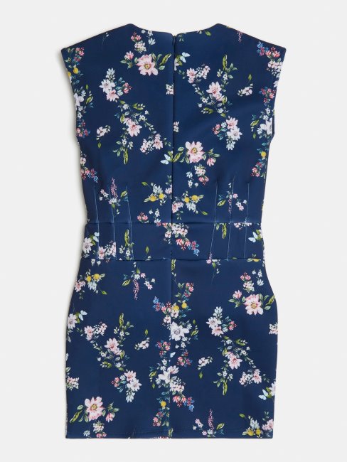 Robe Bleu Imprimé Multi All Over Guess