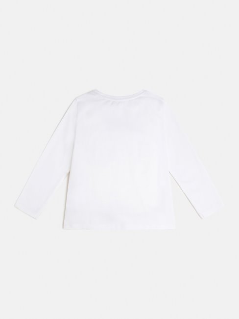 Nouveau T-shirt Blanc Avec Logo Guess Sur Le Devant