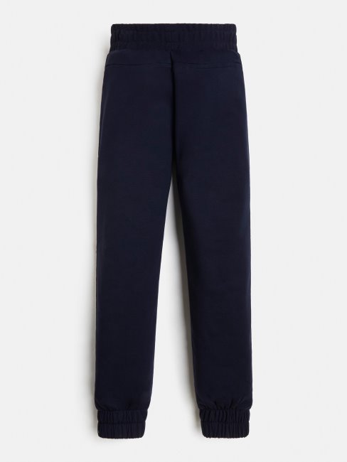 Guess Pantalon Actif Bleu Avec Logo Sur Le Côté