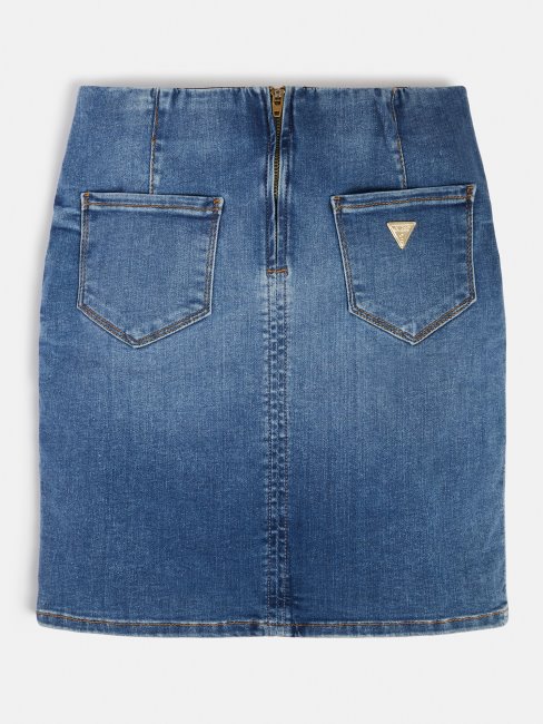 Jupe En Jean Bleu Guess