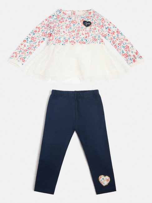 Ensemble Haut Et Pantalon Fantaisie Florale Guess