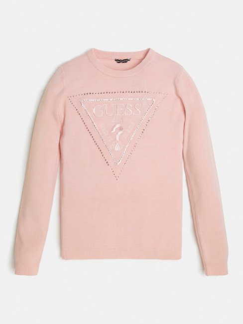 Pull à Logo Devant Guess Rose