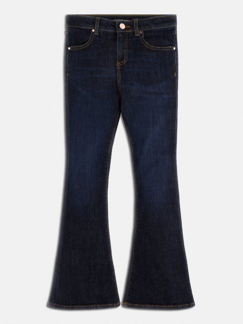 Guess Pantalon évasé En Denim Bleu