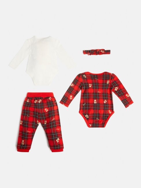 Multi Pink Pack 2 Body Pantalon Réversible Et Ensemble Cheveux Guess