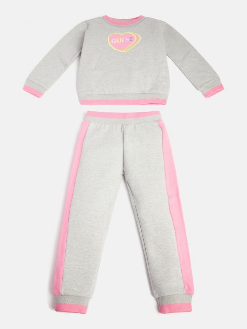 Ensemble Sweat Et Pantalon Actif Guess Gris Multi Nouvelle Tendance