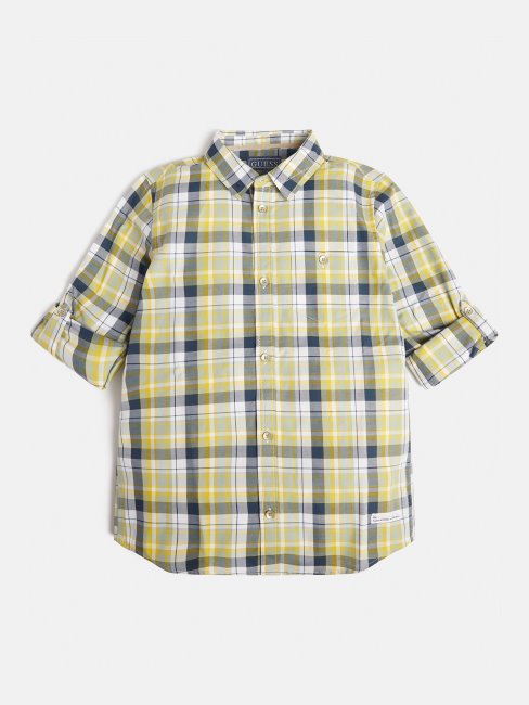 Chemise à Carreaux Multicolore Motif Guess