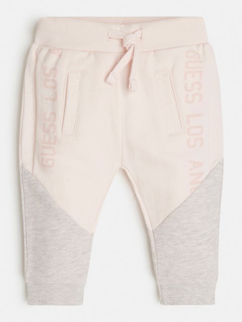 Guess Side Logo Pantalon Actif Rose