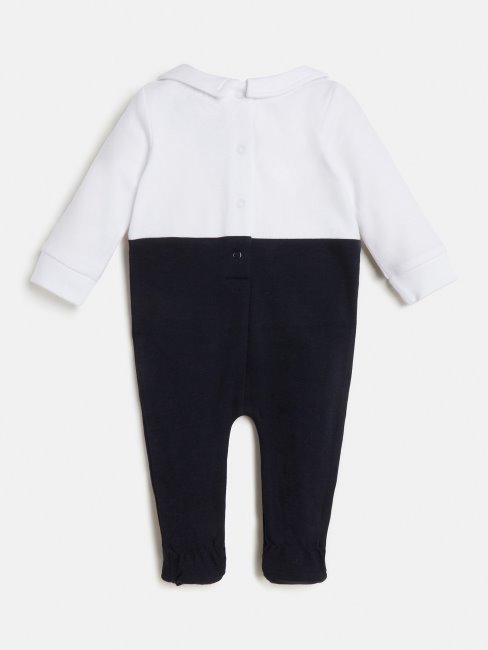 Barboteuse à Logo Sur Le Devant Blanc Guess