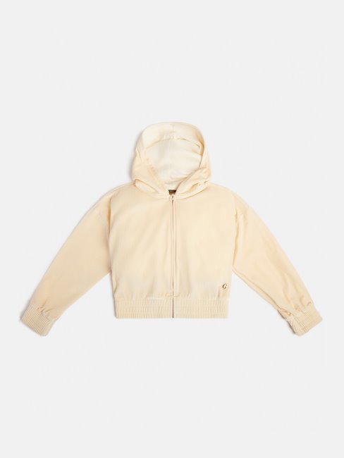 Sweat Velours Côtelé Guess Rose Clair