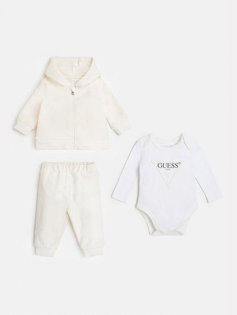 Pantalon De Corps En Molleton Chenille Blanc Guess