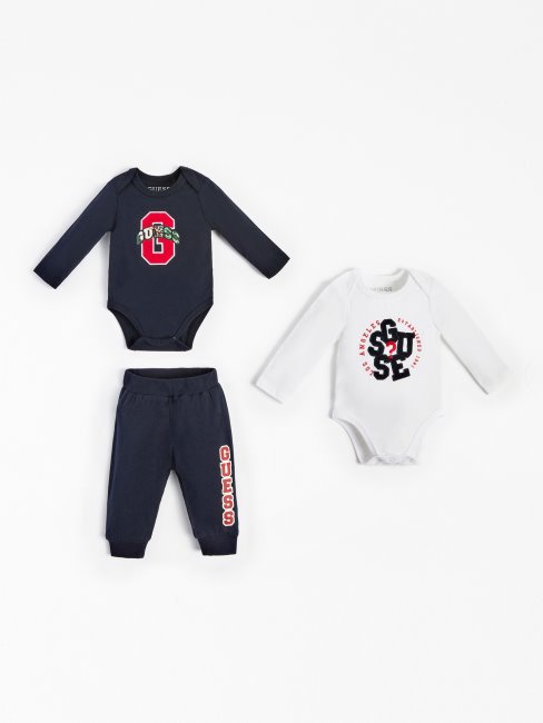 Pack 2 Ensemble Body Et Pantalon Guess Bleu Multi