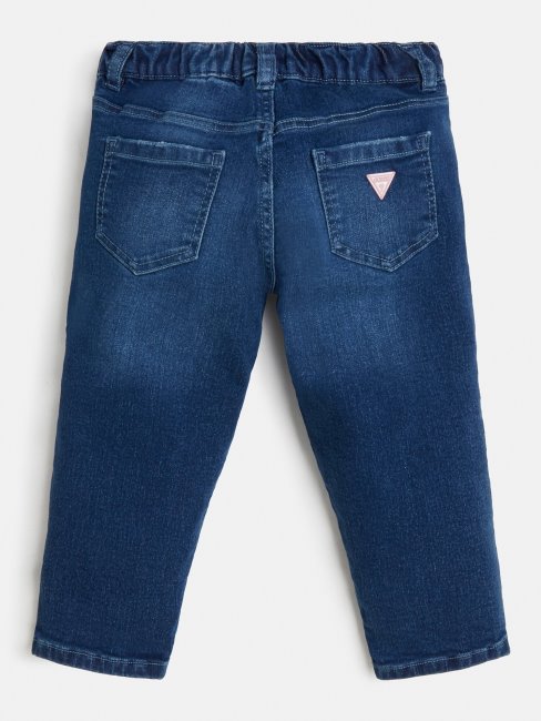 Pantalon Denim Mom Fit Bleu Guess