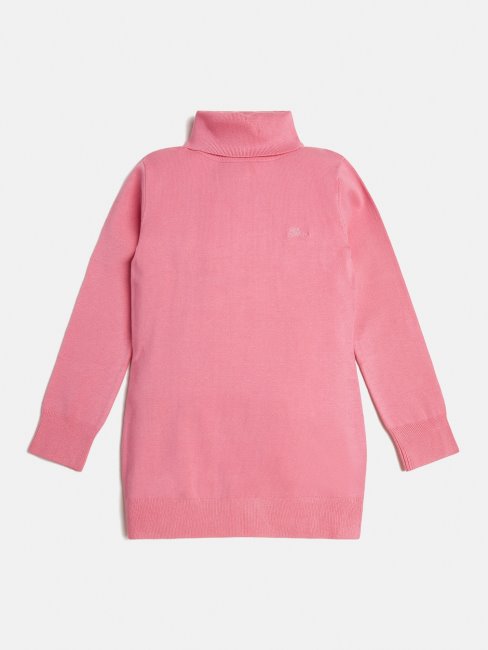 Robe Rose à Col Roulé Guess