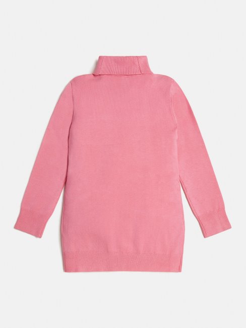 Robe Rose à Col Roulé Guess