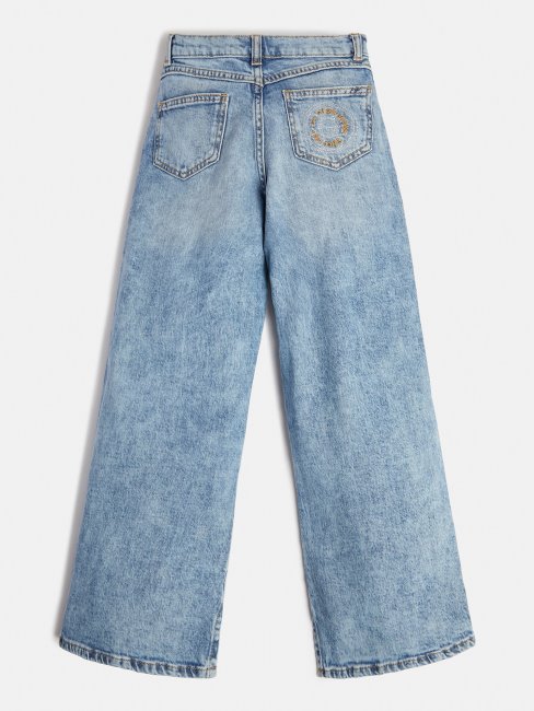 Guess Pantalon En Jean Bleu