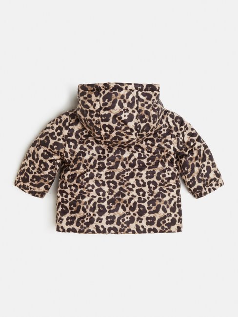 Doudoune à Imprimé Animalier Sur L'ensemble