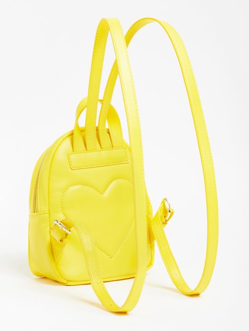 Sac à Dos Jaune Guess Nova Heart