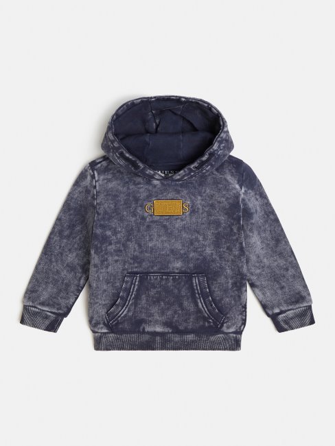 Sweat à Capuche Bleu Guess