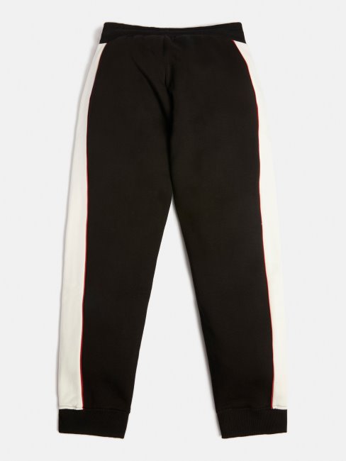 Pantalon De Sport Noir Guess Avec Logo Sur Le Devant