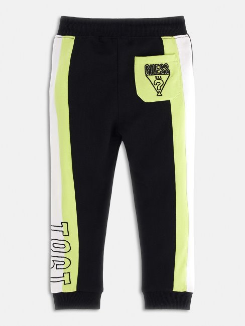 Guess Pantalon Actif Color Block Noir