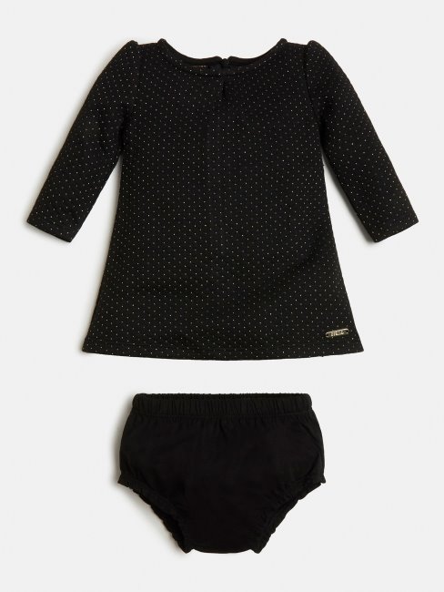 Guess Ensemble Robe Et Culotte En Jacquard Lurex Noir