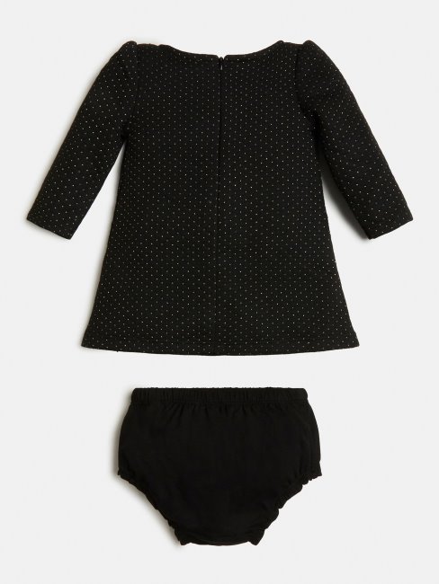 Guess Ensemble Robe Et Culotte En Jacquard Lurex Noir