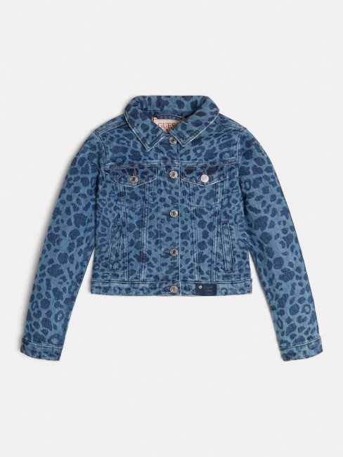 Veste En Jean Bleu Guess