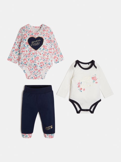 Guess Pack 2 Ensemble Body Et Pantalon Bleu Multi New Trend