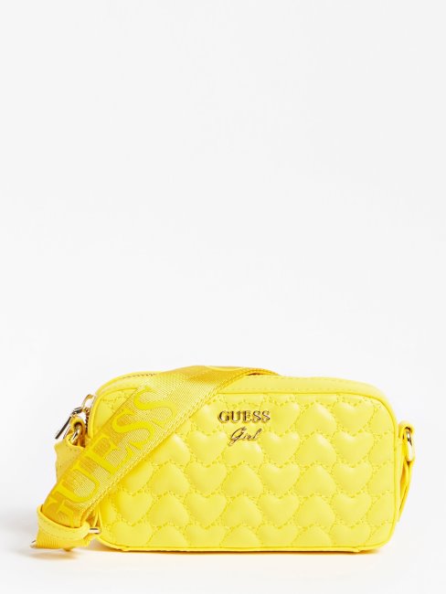 Sac à Bandoulière Nova Heart Guess Jaune