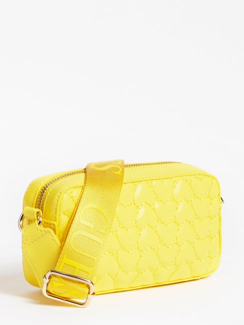 Sac à Bandoulière Nova Heart Guess Jaune
