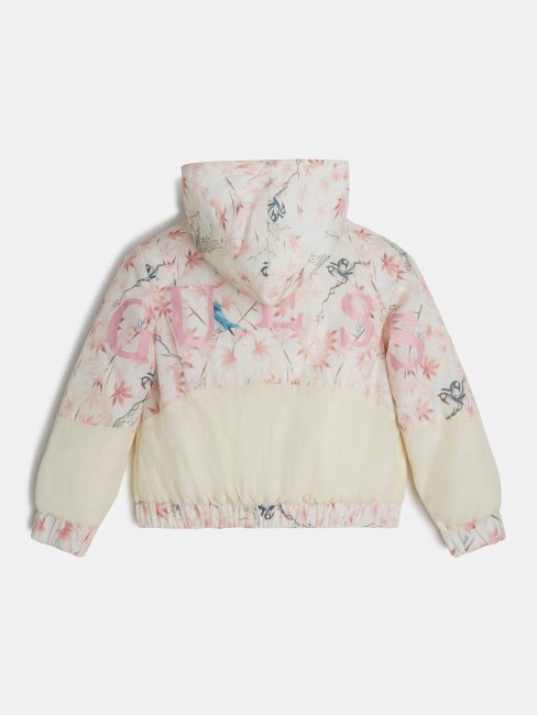 Coupe-vent Crème Imprimé Guess All Over