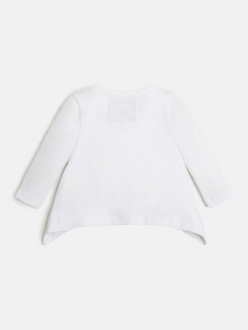 T-shirt Blanc Tendance Avec Logo Sur Le Devant