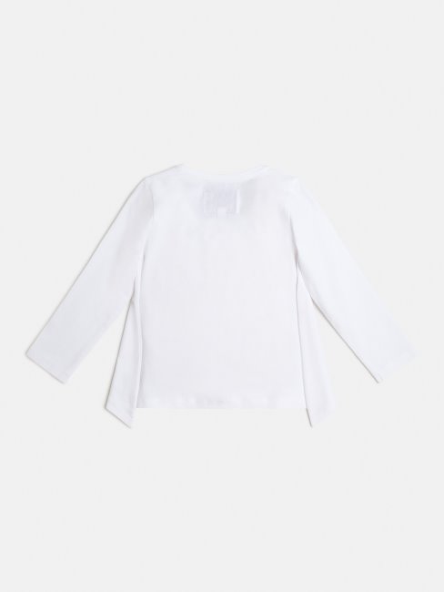 T-shirt Blanc Tendance Avec Logo Sur Le Devant