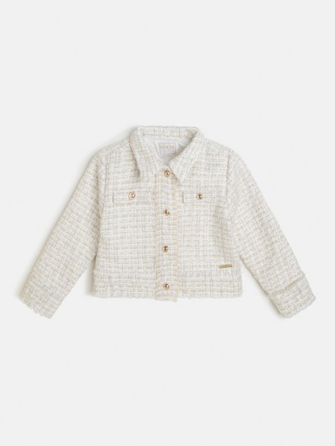 Veste En Tweed Guess Blanche