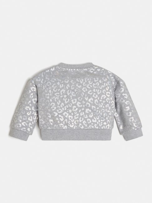 Sweat Gris Animalier Guess