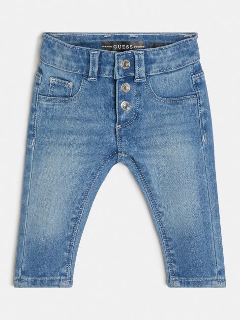 Pantalon Bleu Denim Lurex Guess