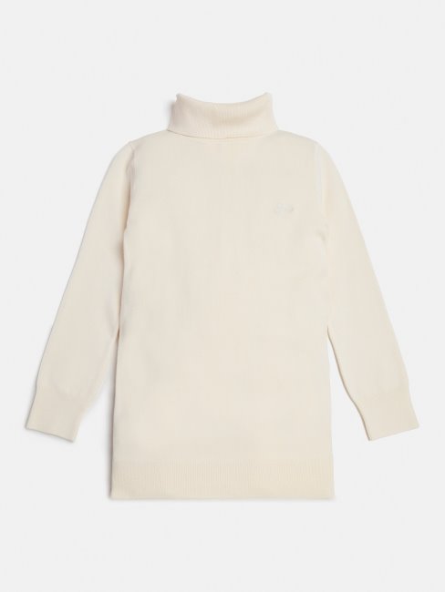 Robe Guess Crème à Col Roulé