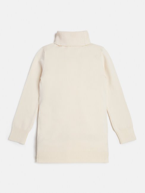 Robe Guess Crème à Col Roulé