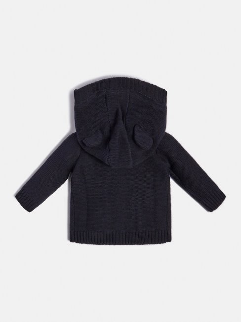 Pull à Capuche Oreilles Bleues Guess