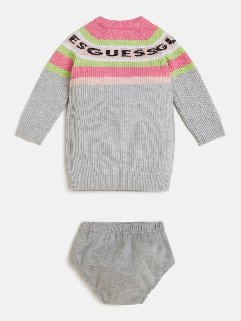 Ensemble Robe Et Culotte En Cachemire Mélangé Guess Gris Multi