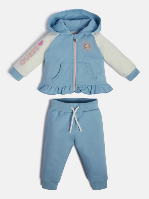 Ensemble Sweat Et Pantalon Bleu Clair Guess